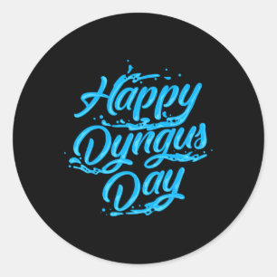 Happy Dyngus Day Cute Ukraine Festival Funny Polan Classic Round Sticker