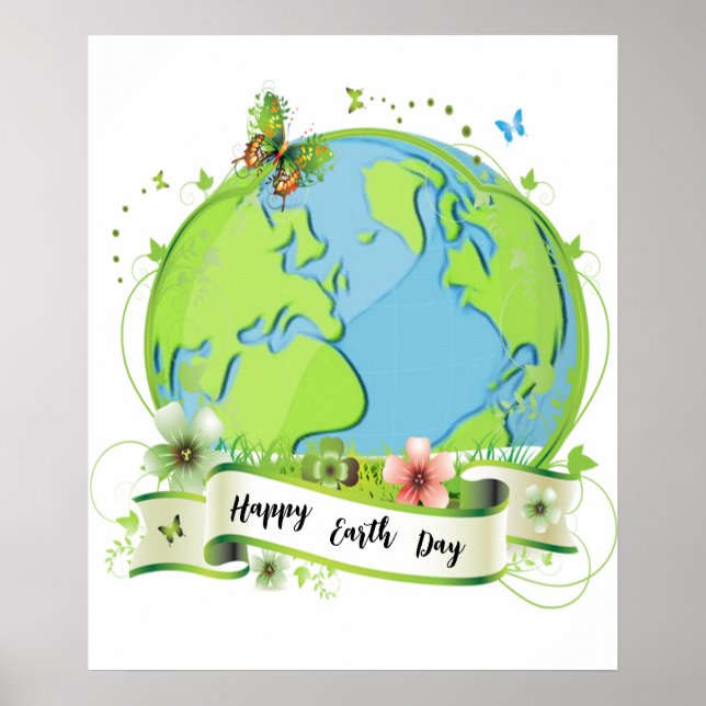Happy Earth Day 2024 Poster (Front)