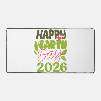 Happy Earth Day 2026 Desk Mat