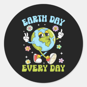 Happy earth day 2026 environment earth day everyda classic round sticker