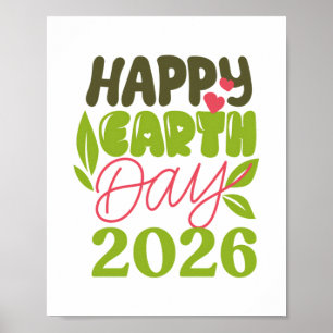 Happy Earth Day 2026 Poster