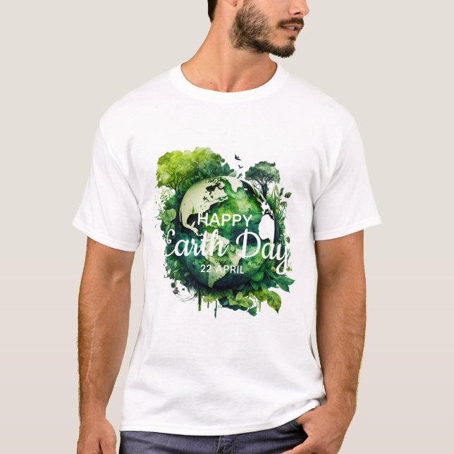 Happy earth day  celebration 2026 T-Shirt (Front)