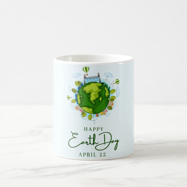 Happy Earth Day Coffee Mug (Center)