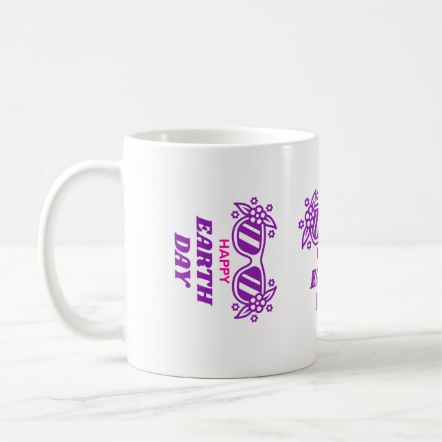 HAPPY EARTH DAY  COFFEE MUG (Left)