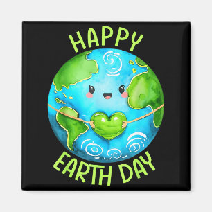 Happy Earth Day Cute Earth Day Kids Men Women Boys Magnet