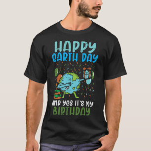 Happy Earth Day Dab Birthday April 22nd Boys Girls T-Shirt