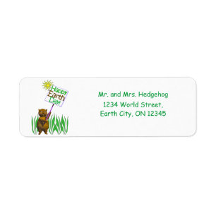 Happy Earth Day Hedgehog