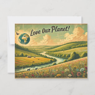 Happy Earth Day,  Postcard