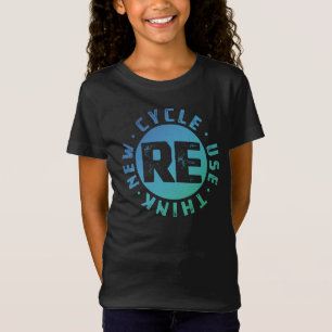 Happy Earth Day Recycle Reuse Renew Rethink T-Shirt