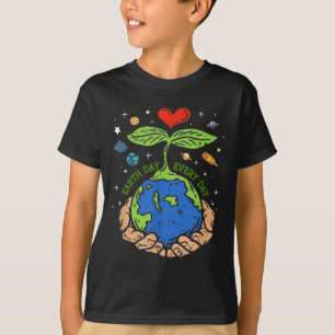 Happy Earth Day Save Our Planet Cute Earth Day Eve T-Shirt