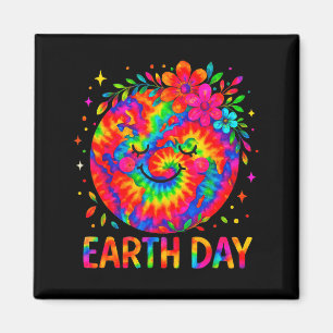Happy Earth Day Shirt Cute Earth Floral Earth Day Magnet
