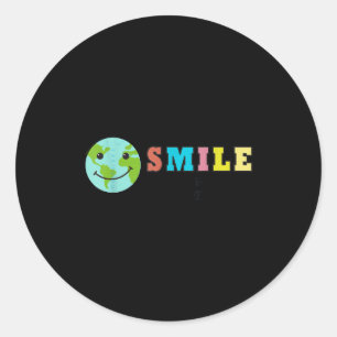 Happy Earth Day Smile Youre On Camera, Funny Cute  Classic Round Sticker