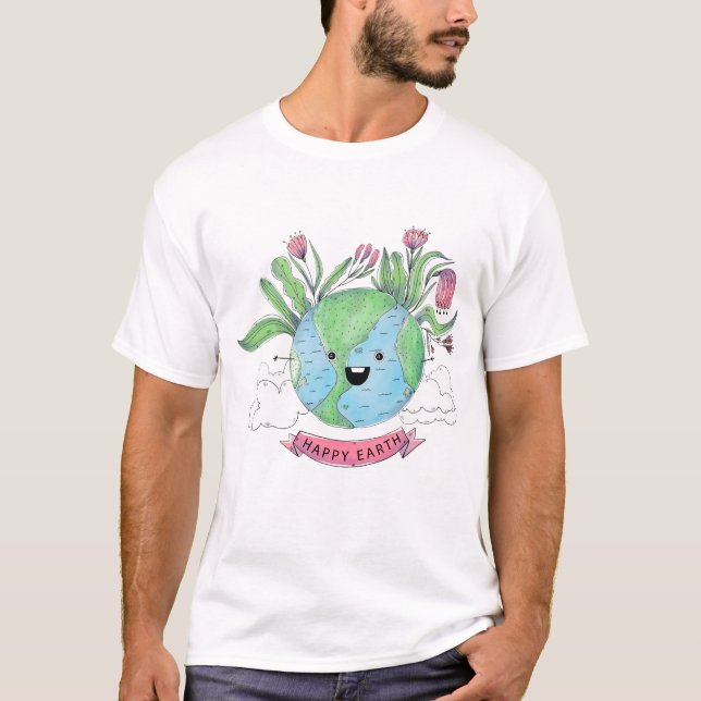 Happy earth day T-Shirt (Front)