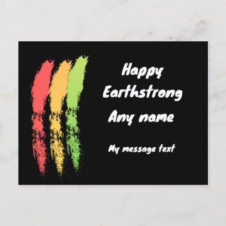 Happy Earthstrong Reggae Birthday Card