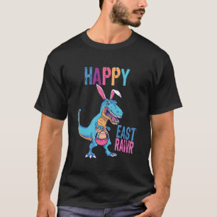 Happy East Rawr Easter Dinosaur Easter T-Rex T-Shirt