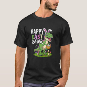 Happy East Rawr Funny Easter Pun T-Rex Dinosaur Bu T-Shirt