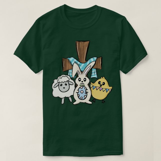 happy easter 12 T-Shirt (Design Front)