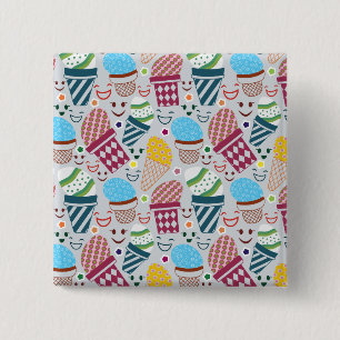 Happy Easter 15 Cm Square Badge