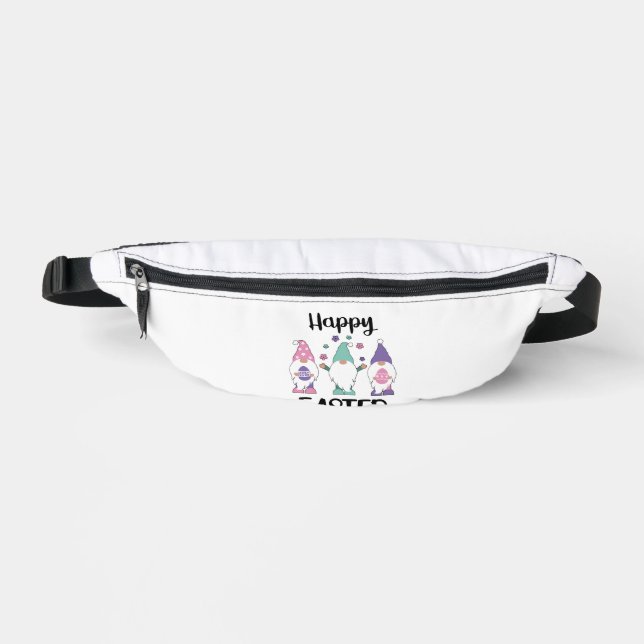 Happy Easter 2020 Gnome Egg Hunt Swea Bum Bags (Front)