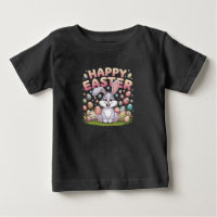 Happy Easter 2025 Eggs Bunny Cute Rabbit