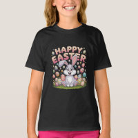 Happy Easter 2025  Eggs Bunny Cute Rabbit