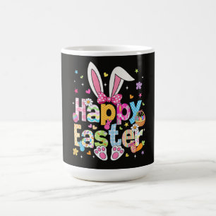 Happy Easter 2026 Cute Bunny Rabbit Coffee Mug
