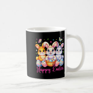 Happy Easter 2026 Cute Bunny Rabbit Easter Day Wom Coffee Mug