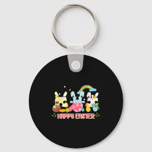 Happy Easter 2026 Cute Bunny Rabbit Happy Easter A Key Ring