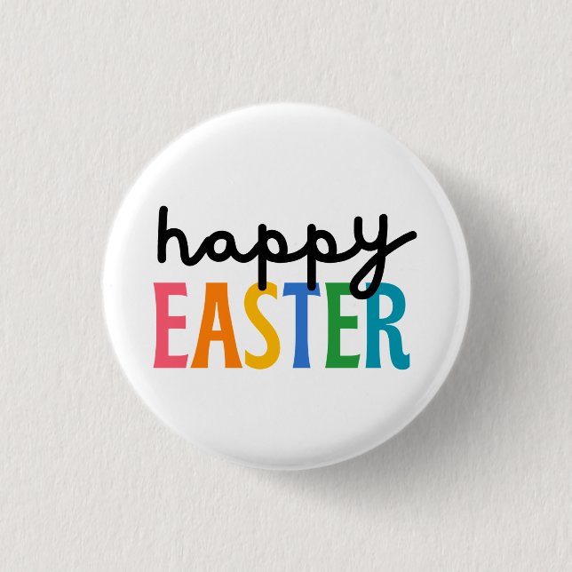 Happy Easter   3 Cm Round Badge (Front)