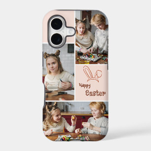Happy Easter 3 photo collage iPhone Case