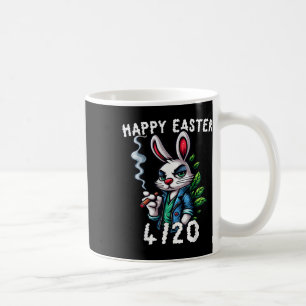 Happy Easter 4_20_2025 Funny Easter Bunny Womens W Coffee Mug