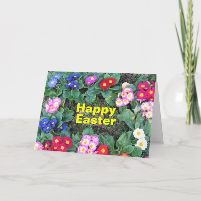 Happy Easter 4 Holiday Card (Front)