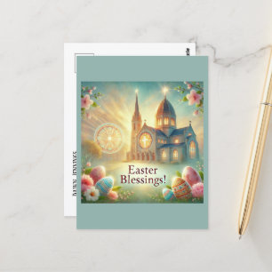 "Happy Easter: A Day of Love & Laughter" Postcard