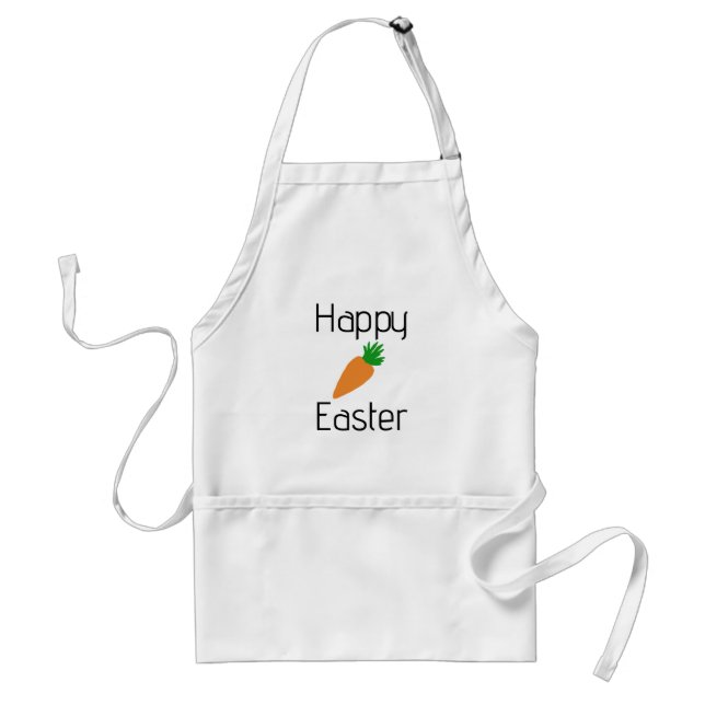 Happy Easter Adult Apron (Front)