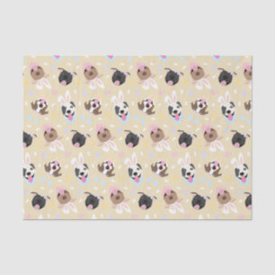 Happy Easter American Pit Bull Terrier Dogs Tissue Paper