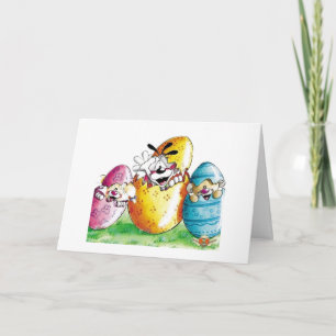 HAPPY *EASTER" AND HAPPY *SPRING* HOLIDAY CARD