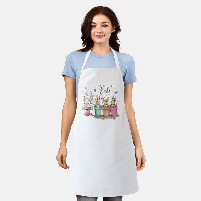 Happy Easter Apron (Worn)