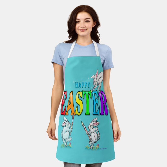 Happy Easter Apron (Worn)