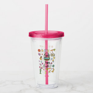 Happy Easter Art Acrylic Tumbler