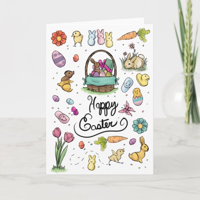 Happy Easter Art Card (Front)