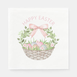 Happy Easter Basket  Napkin