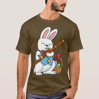 Happy Easter Bassoon Jazz Music Bunny Bassoonist  T-Shirt