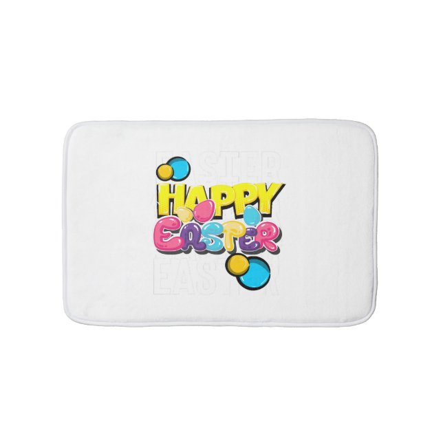 Happy Easter  Bath Mat (Front)
