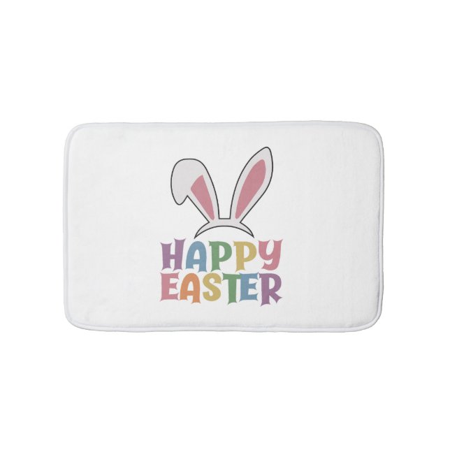 Happy Easter                        Bath Mat (Front)
