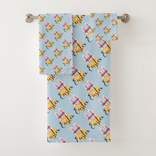 Happy Easter  Bath Towel Set (Insitu)