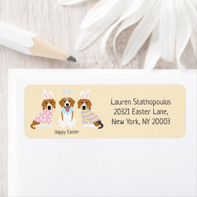 Happy Easter Beagle Dogs (Insitu)