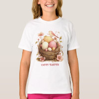 Happy Easter Bird Nest Eggs Bird