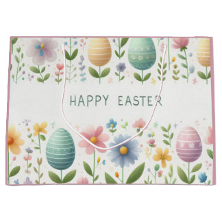 Happy Easter Blossoms Large Gift Bag