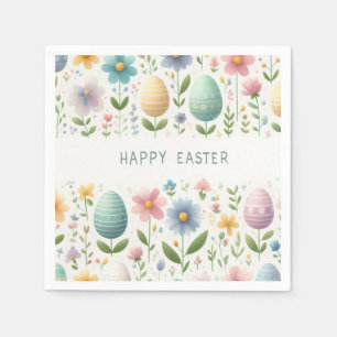 Happy Easter Blossoms Napkin
