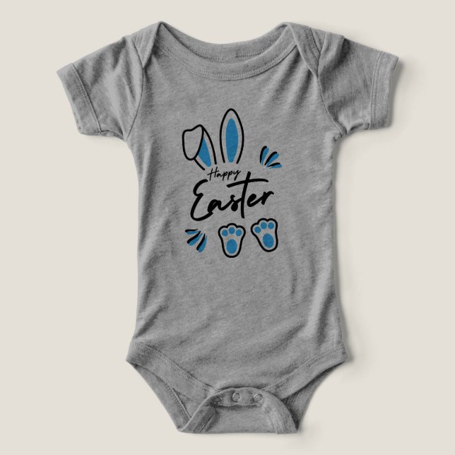 Happy Easter blue (Design Front)